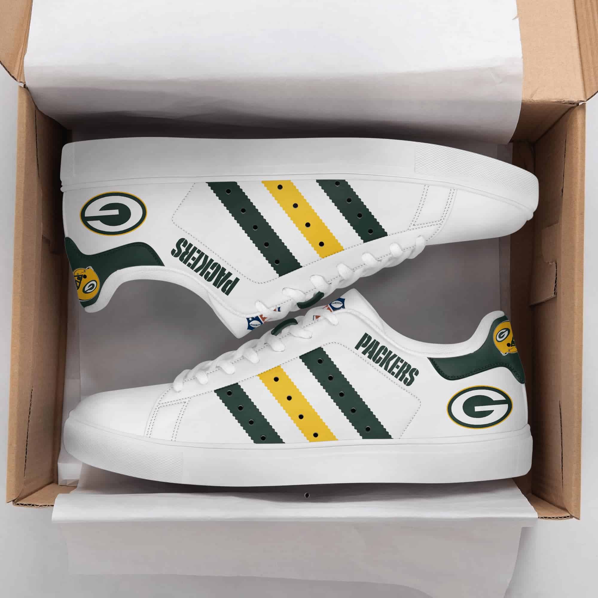 Green Bay Packers A0 Stan Smith Shoes 1 Green Bay Packers A0 Stan Smith Shoes