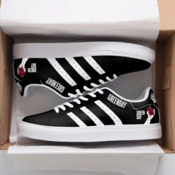 Green Day Black Stan Smith Shoes