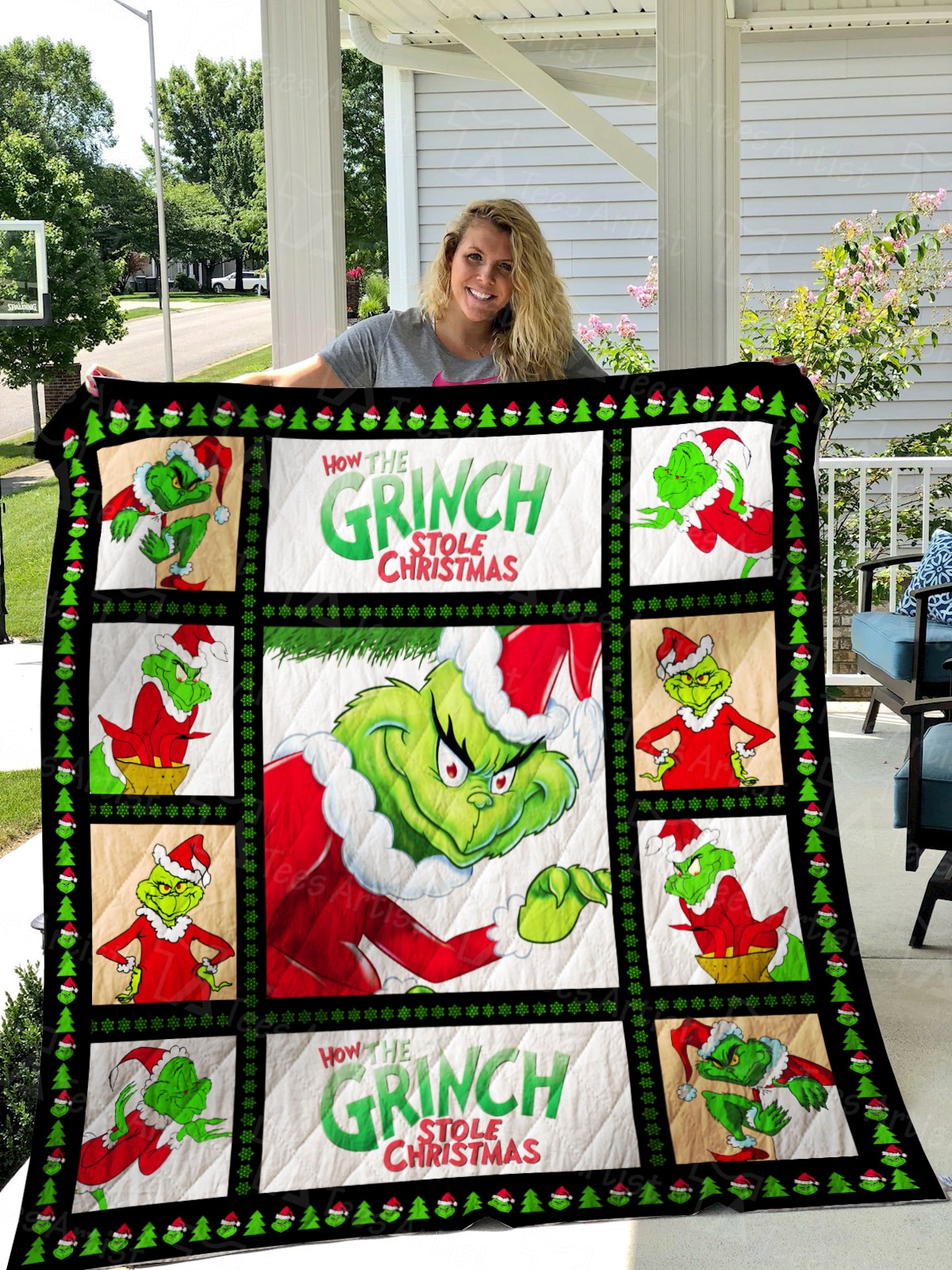 Grinch Lover Blanket 1 Grinch Lover Blanket