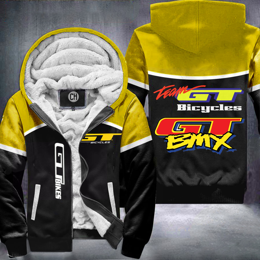Gt Bikes Yellow Fleece Jacket 1 Gt Bikes Yellow Fleece Jacket