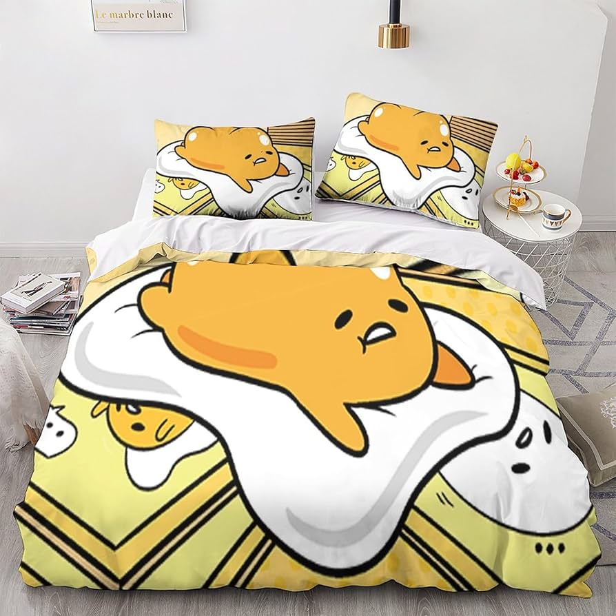 Gudetama Blanket Bedding Set 1 Gudetama Blanket Bedding Set