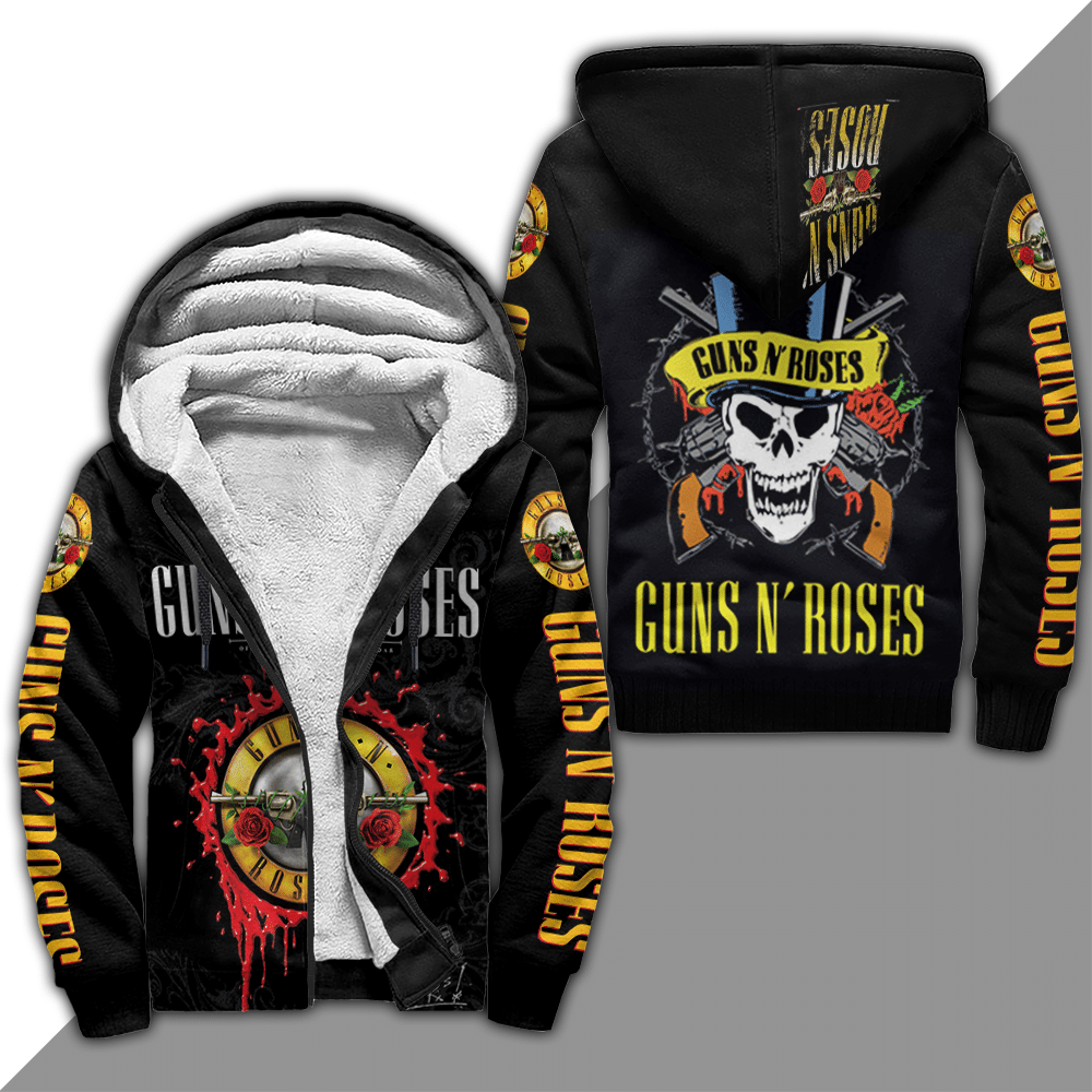 Guns N’ Roses Fleece Jacket 1 Guns N’ Roses Fleece Jacket