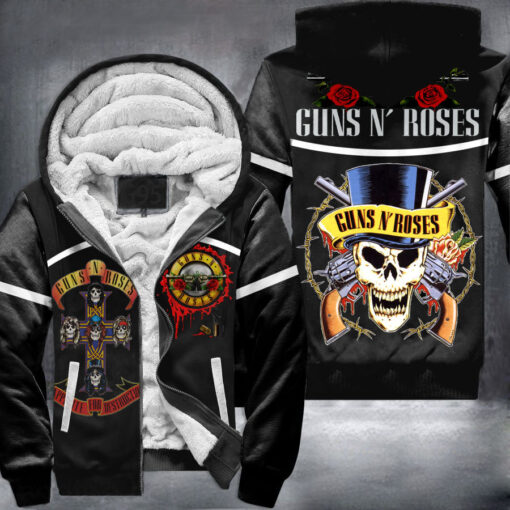 Guns N’ Roses Fleece Jacket 1 Guns N’ Roses Fleece Jacket