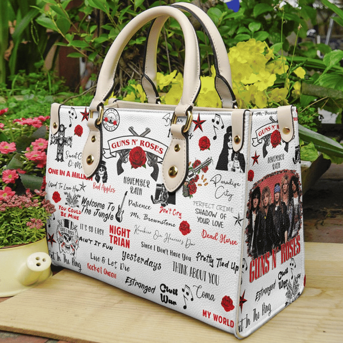 Guns N' Roses Leather Handbag 1 Guns N' Roses Leather Handbag