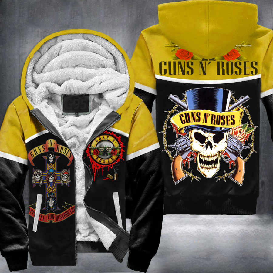 Guns N’ Roses Love Fleece Jacket 1 Guns N’ Roses Love Fleece Jacket