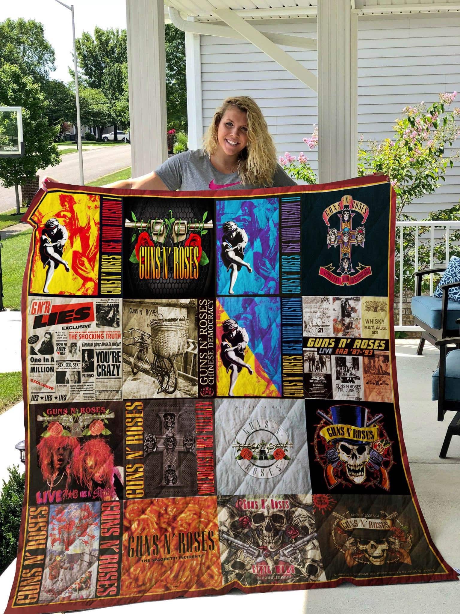 Guns N' Roses Lover Blanket 1 Guns N' Roses Lover Blanket