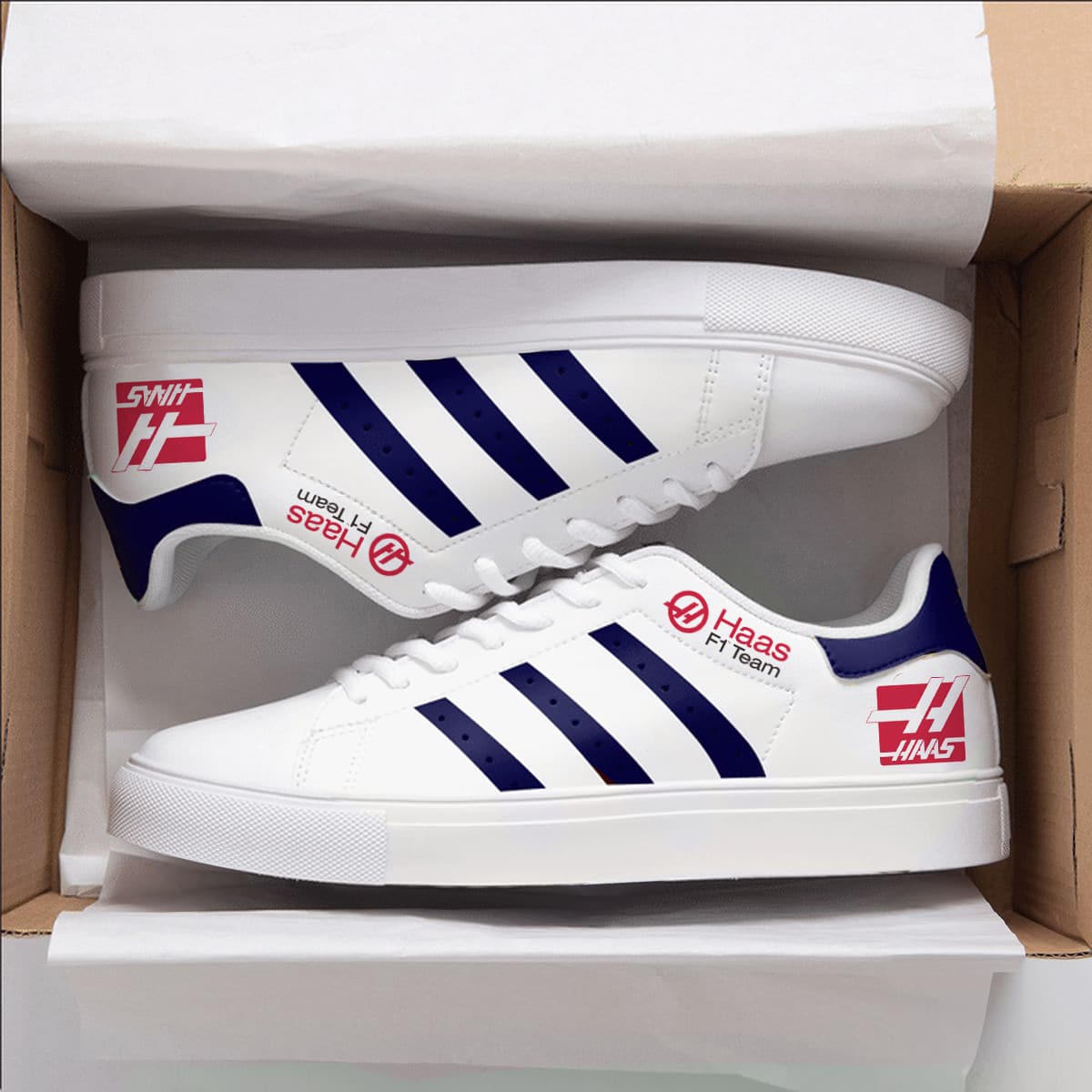 Haas Blue Stan Smith Shoes 1 Haas Blue Stan Smith Shoes