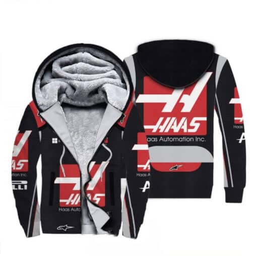 Haas F1 Fleece Jacket 1 Haas F1 Fleece Jacket