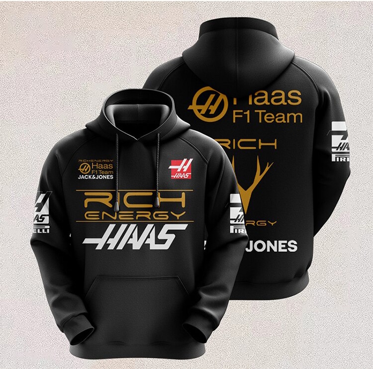 Haas F1 Hoodie Zip Hoodie 3D 1 Haas F1 Hoodie Zip Hoodie 3D