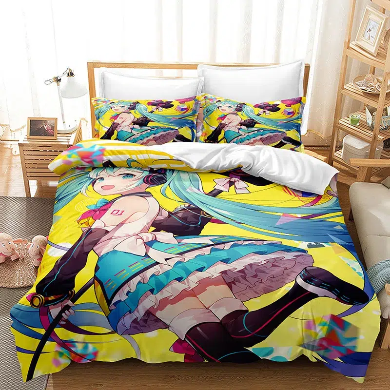 Hatsune Miku Blanket Bedding Set 1 Hatsune Miku Blanket Bedding Set