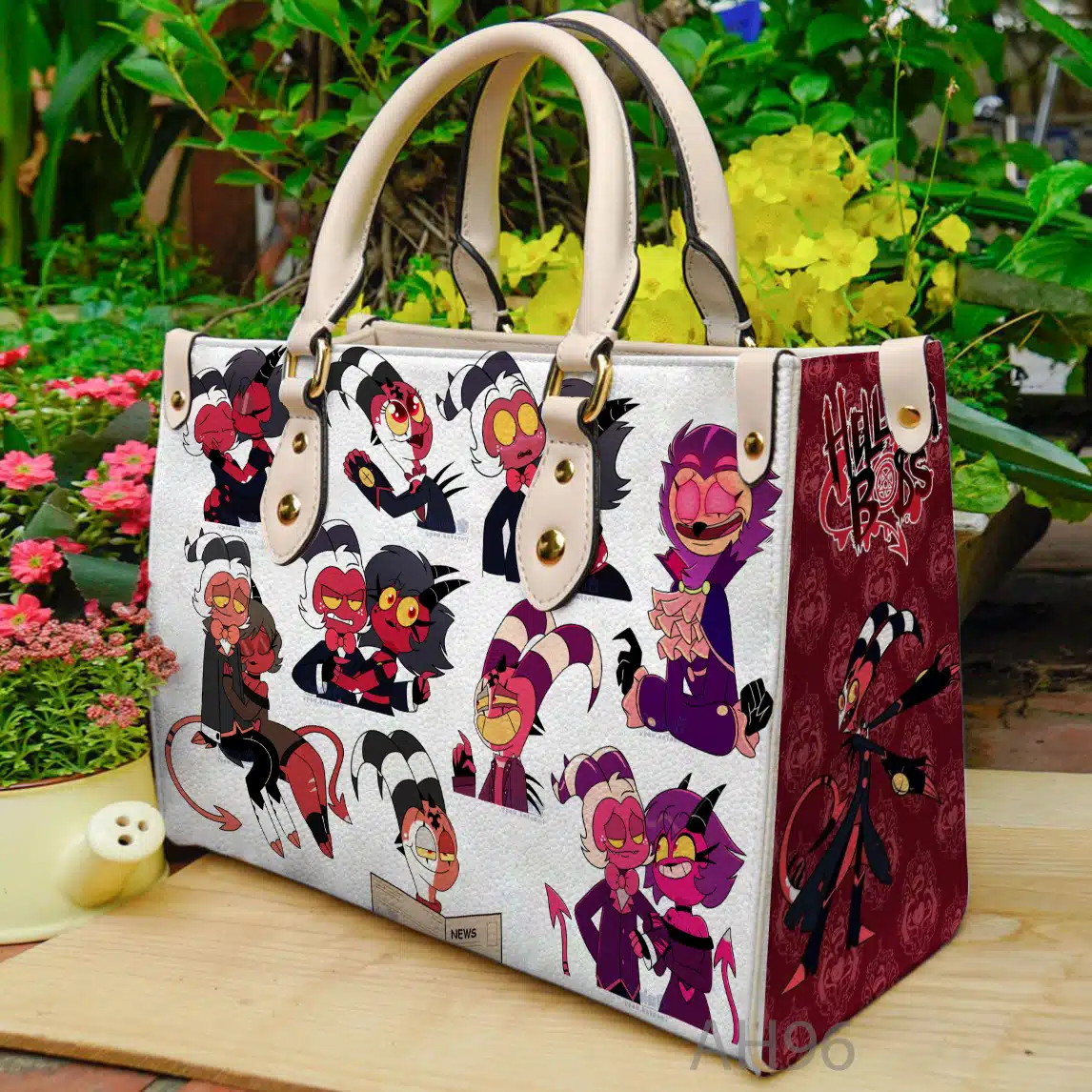 Helluva Boss Leather Handbag 1 Helluva Boss Leather Handbag