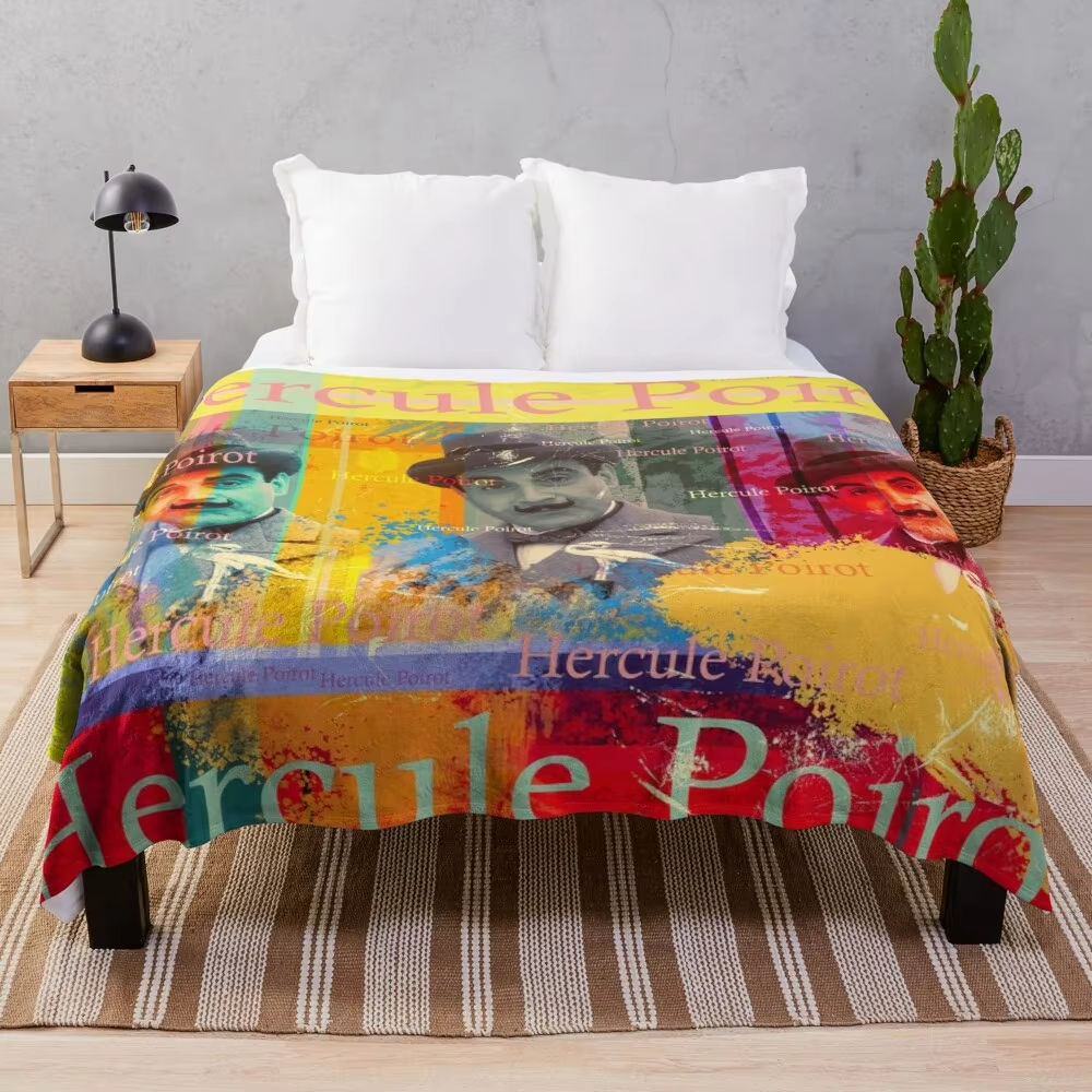 Hercule Poirot Blanket 1 Hercule Poirot Blanket