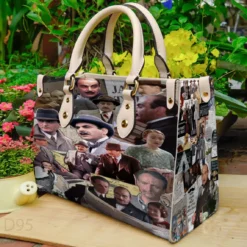 Hercule Poirot Leather Handbag