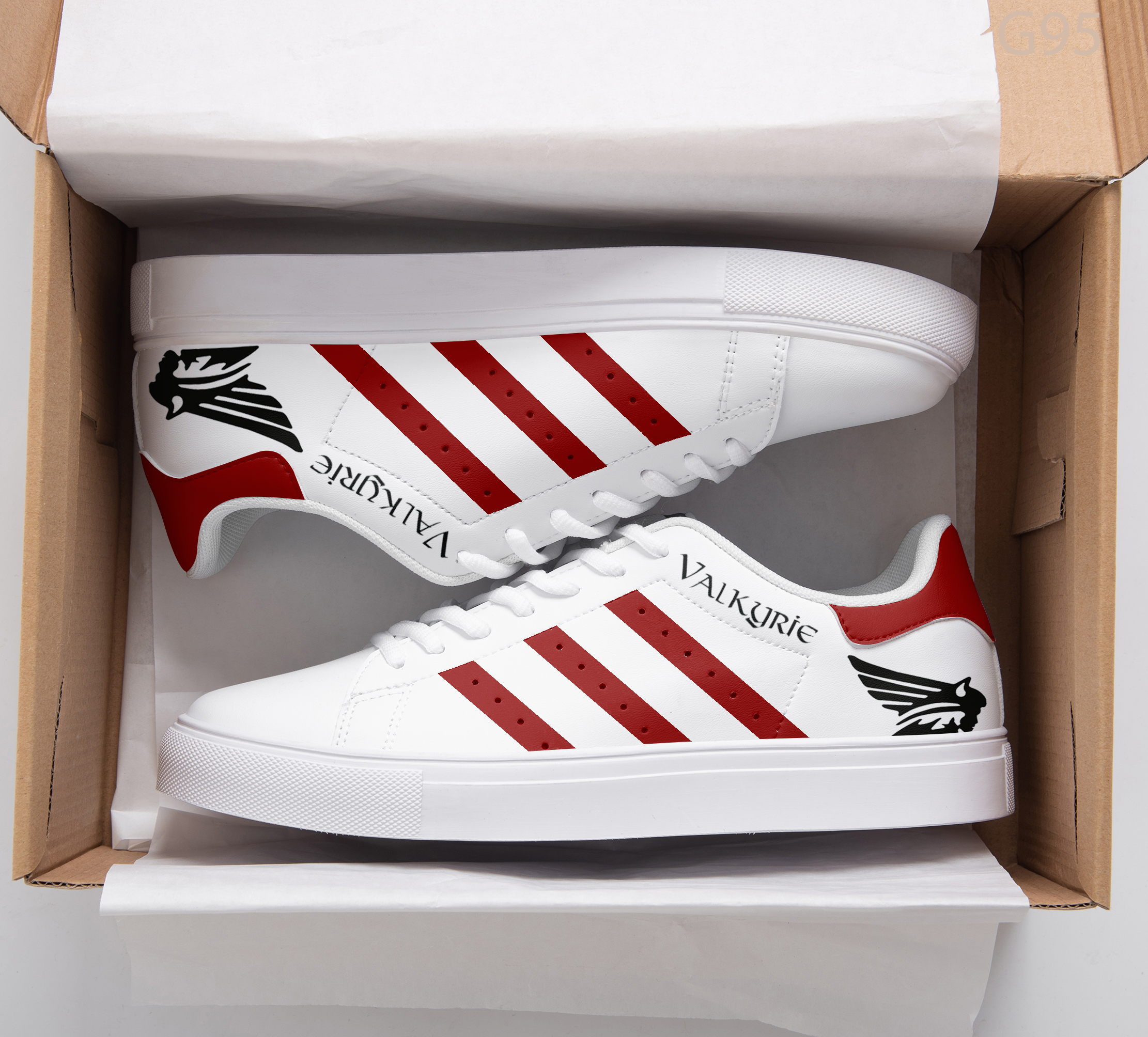 Honda Valkyrie Red Stan Smith Shoes 1 Honda Valkyrie Red Stan Smith Shoes