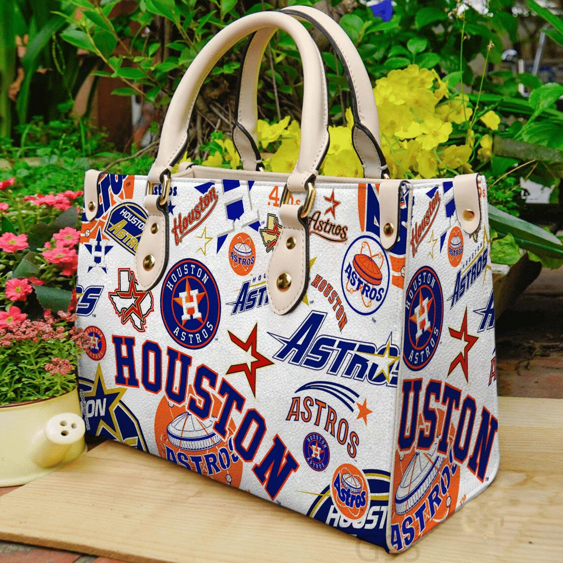 Houston Astros I0 Leather Handbag 1 Houston Astros I0 Leather Handbag