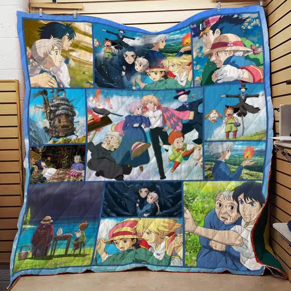 Howls Moving Castle Lover Blanket 1 Howls Moving Castle Lover Blanket