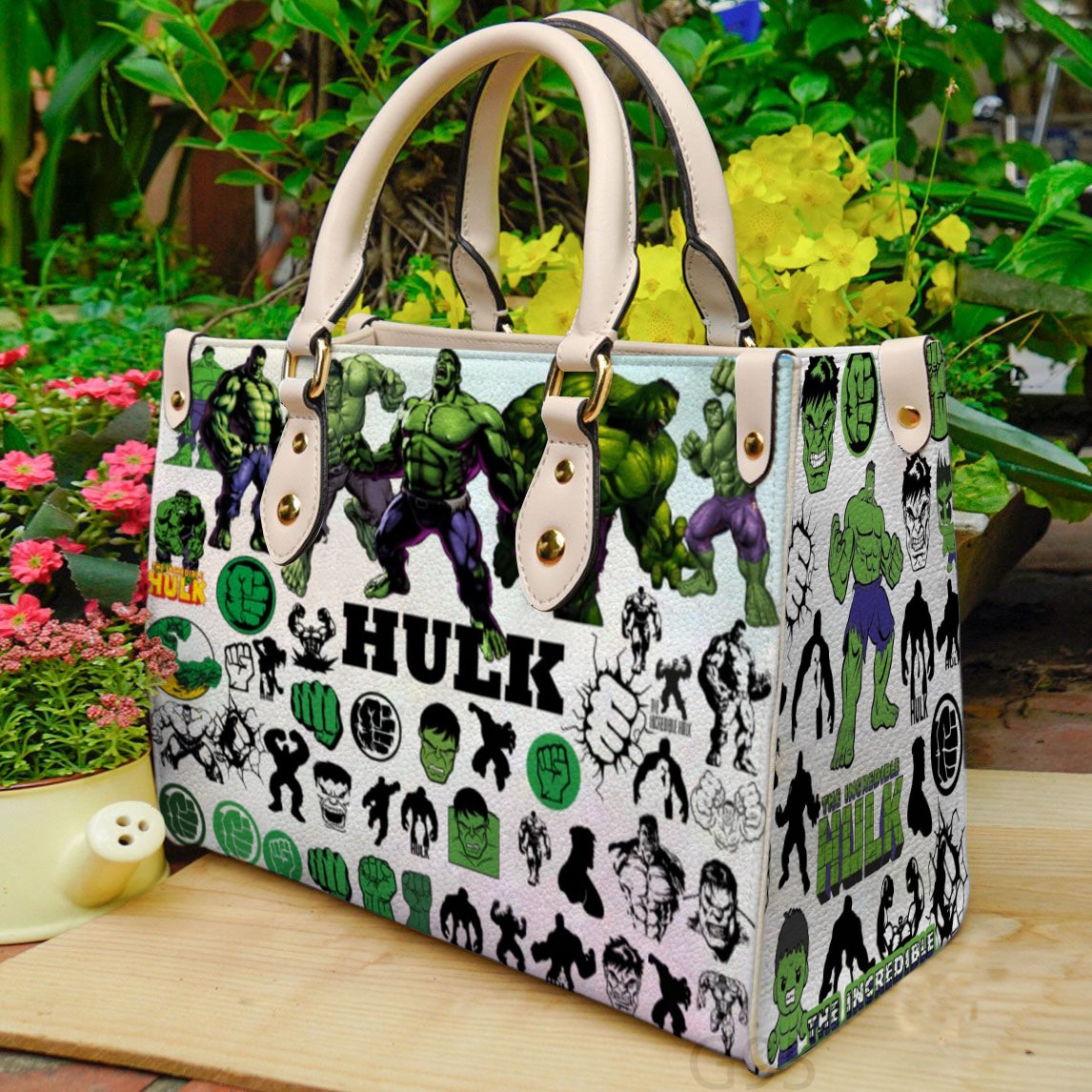 Hulk Marvel Leather Handbag 1 Hulk Marvel Leather Handbag
