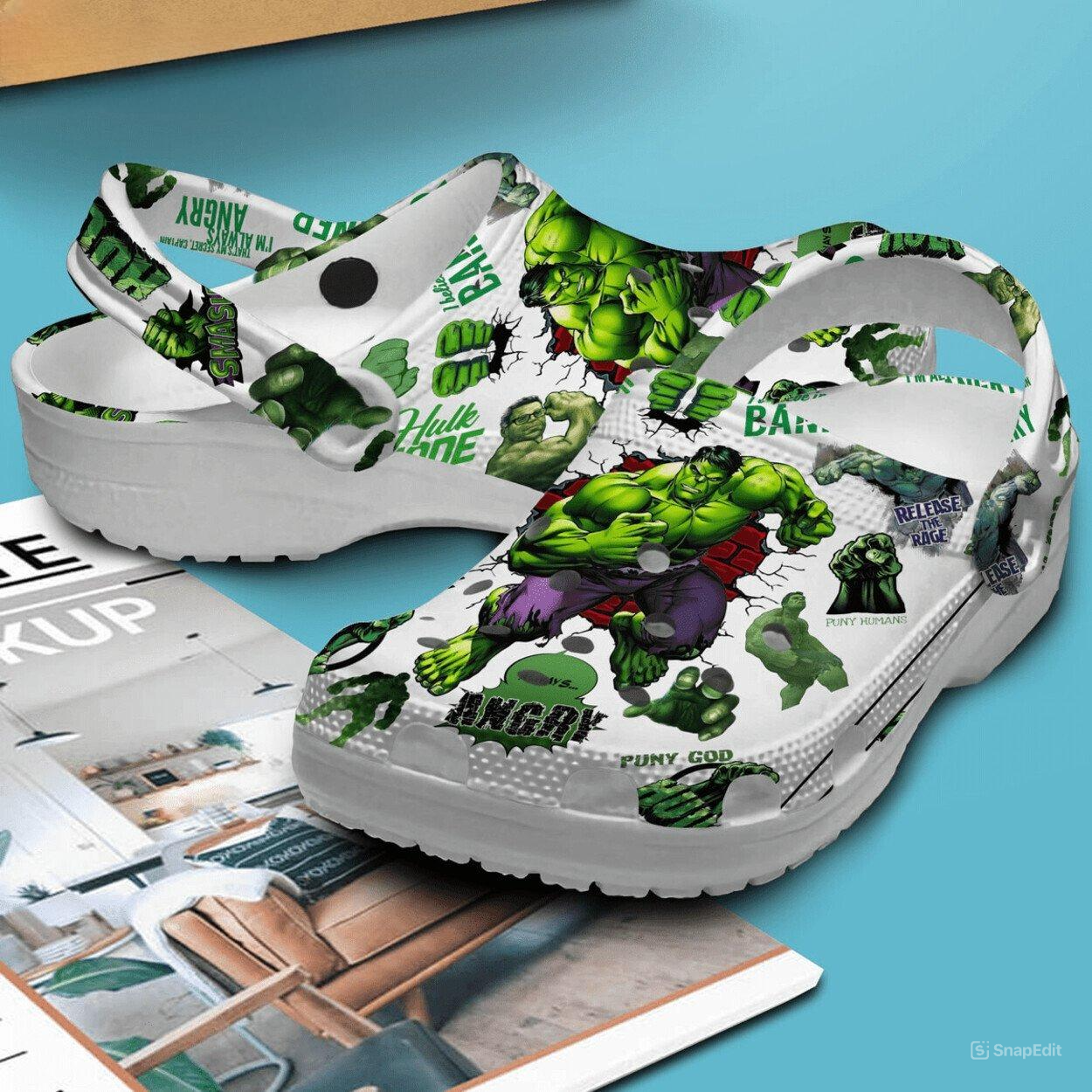 Hulk Movie Inspired Soft Clogs Clogs Shoes Superior Comfort 1 Hulk Movie Inspired Soft Clogs Clogs Shoes Superior Comfort