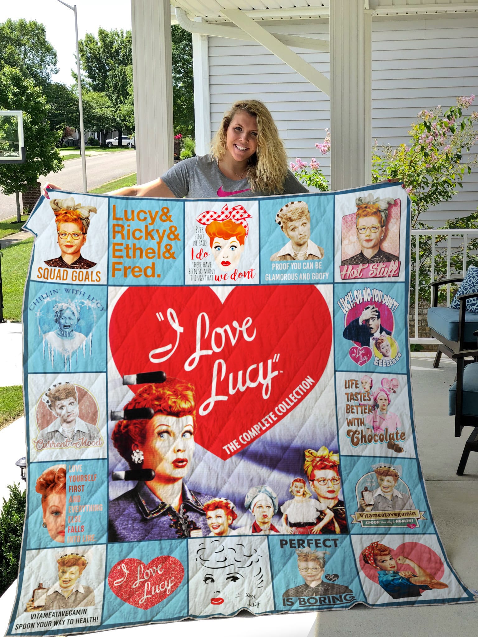 I Love Lucy Lover Blanket 1 I Love Lucy Lover Blanket
