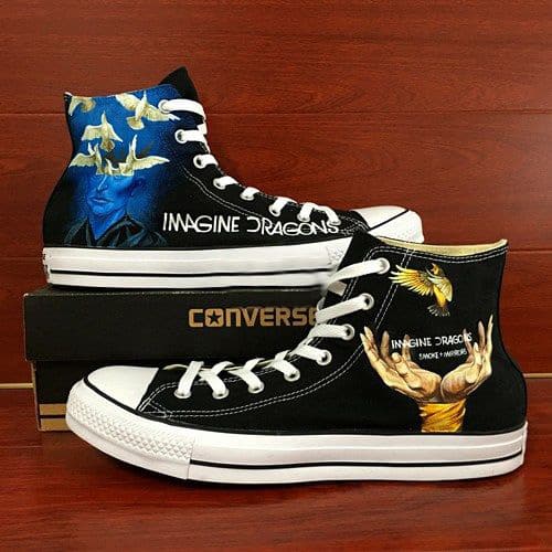 Imagine Dragons Band High Top Shoes 1 Imagine Dragons Band High Top Shoes