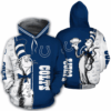 Indianapolis Colts Hoodie Zip Hoodie 3D
