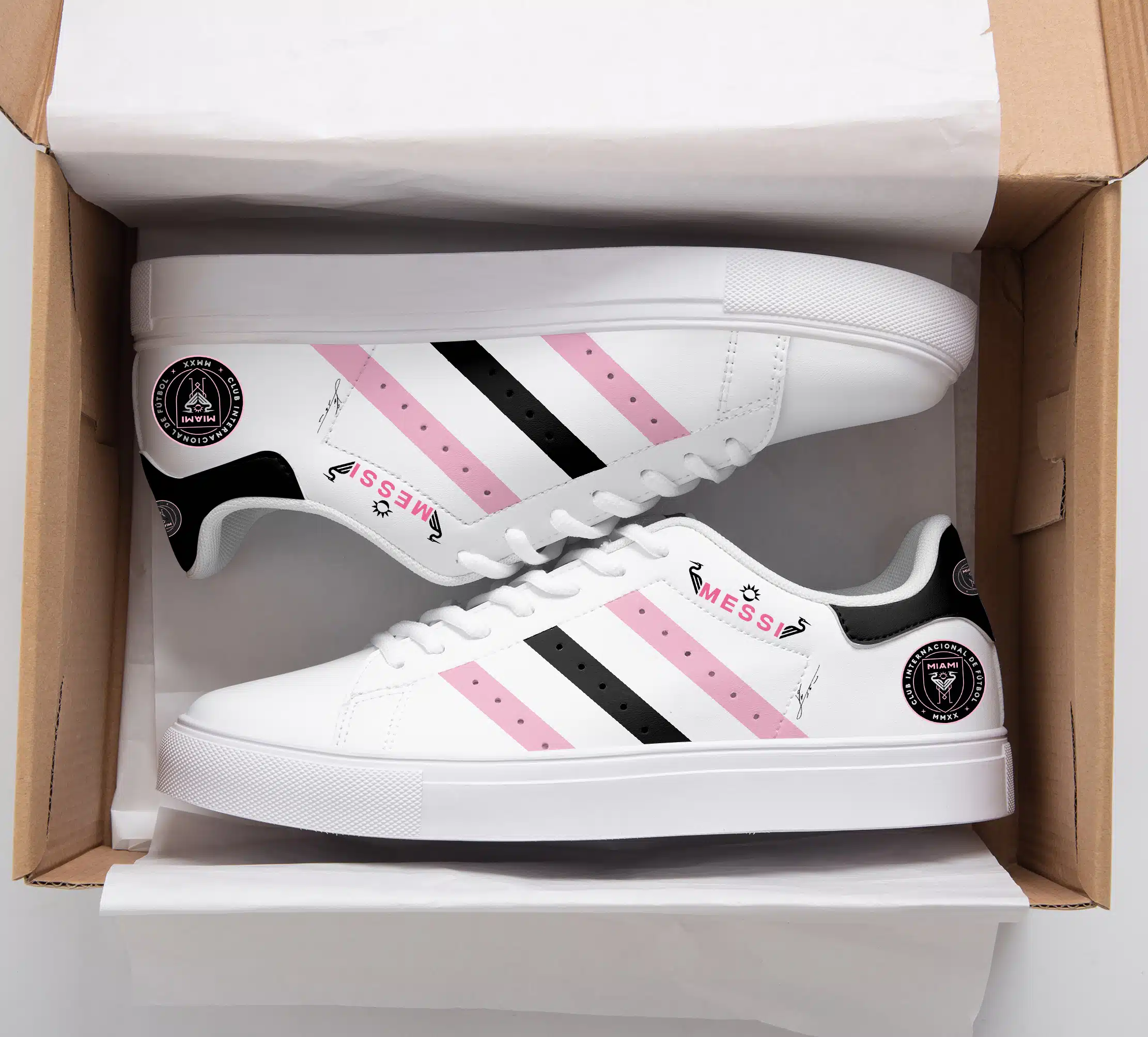 Inter Miami FC I00 Stan Smith Shoes 1 Inter Miami FC I00 Stan Smith Shoes