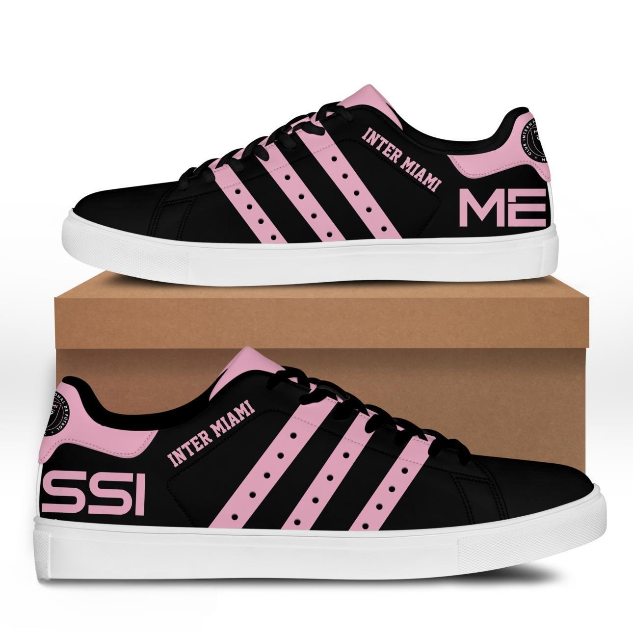 Inter Miami Home Stan Smith Shoes 1 Inter Miami Home Stan Smith Shoes