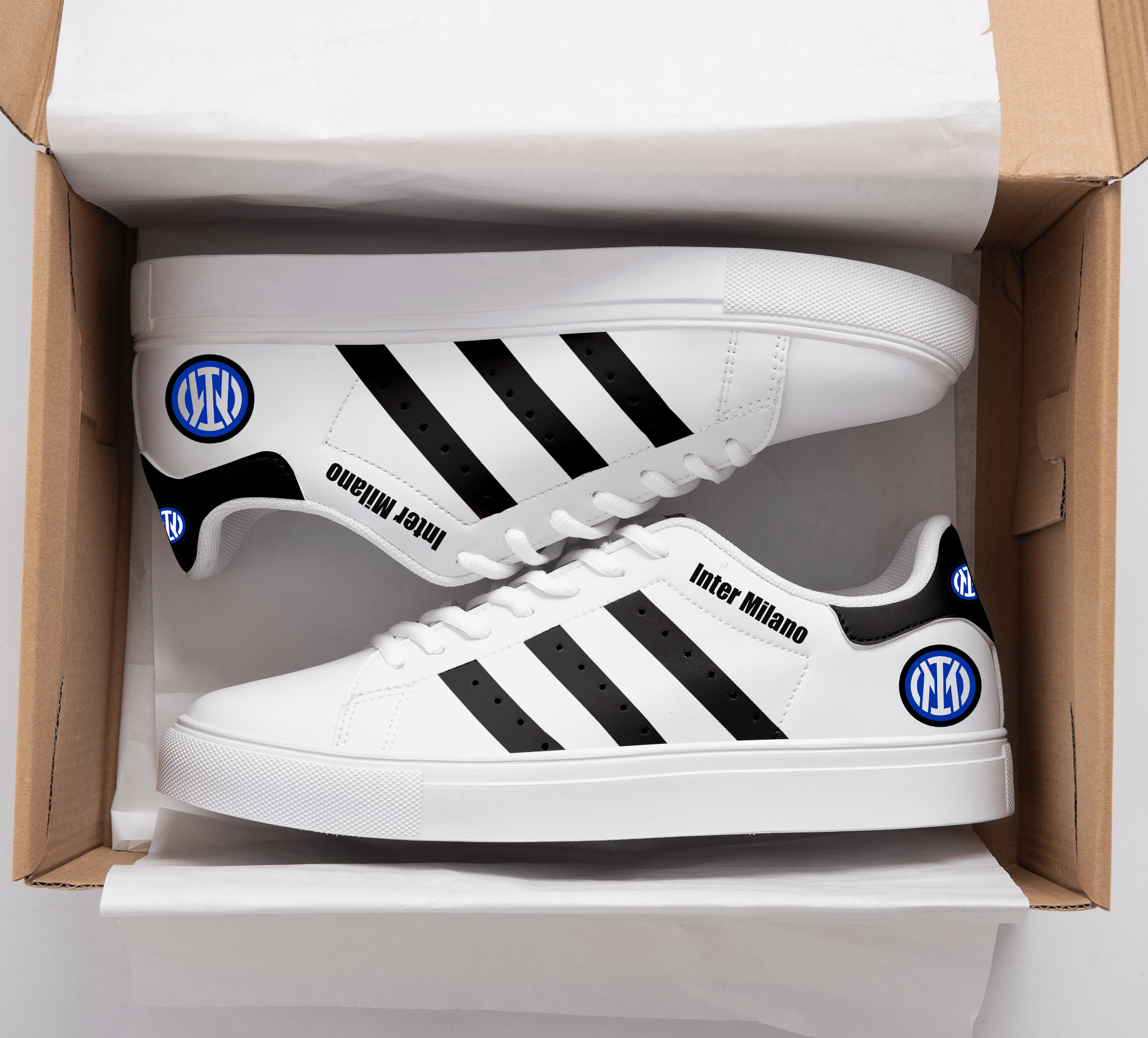 Inter Milan Stan Smith Shoes 1 Inter Milan Stan Smith Shoes
