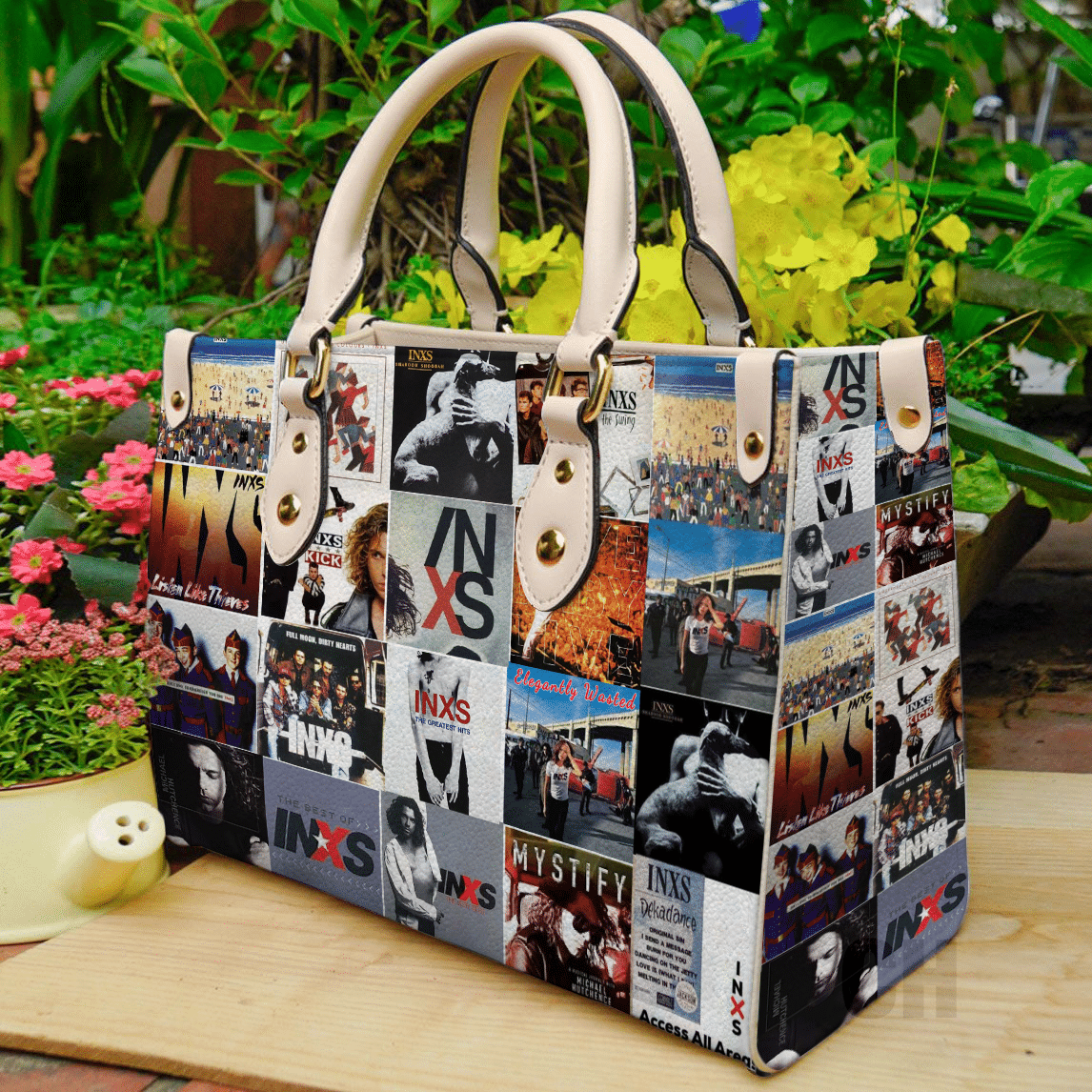 Inxs Band Leather Handbag 1 Inxs Band Leather Handbag