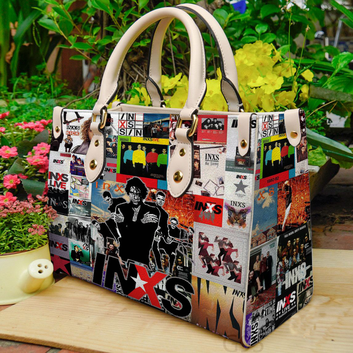 Inxs Band Lover Leather Handbag 1 Inxs Band Lover Leather Handbag