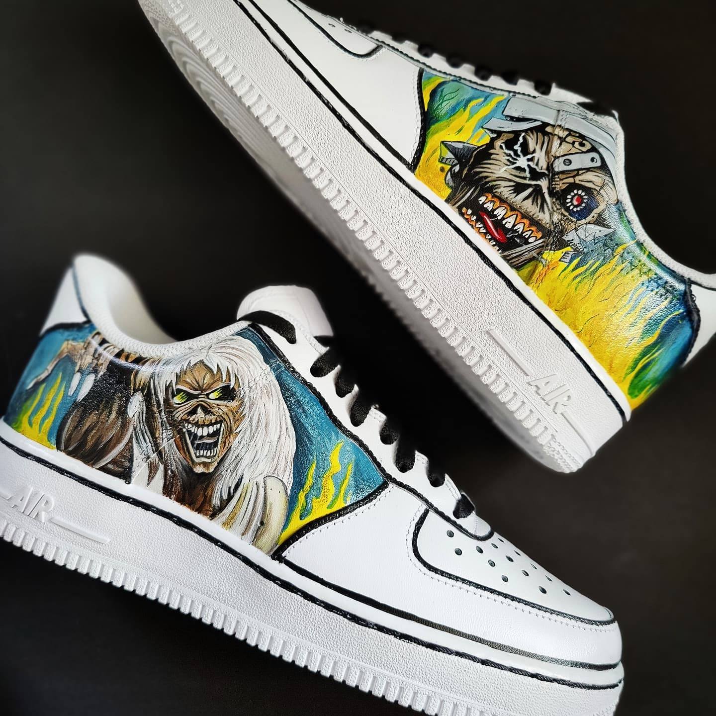 Iron Maiden Air Force Shoes 1 Iron Maiden Air Force Shoes