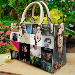 James Taylor Leather Handbag
