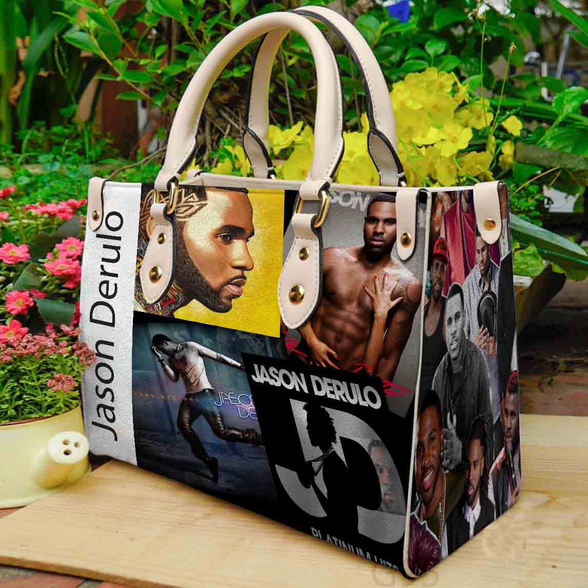 Jason Derulo Leather Handbag 1 Jason Derulo Leather Handbag