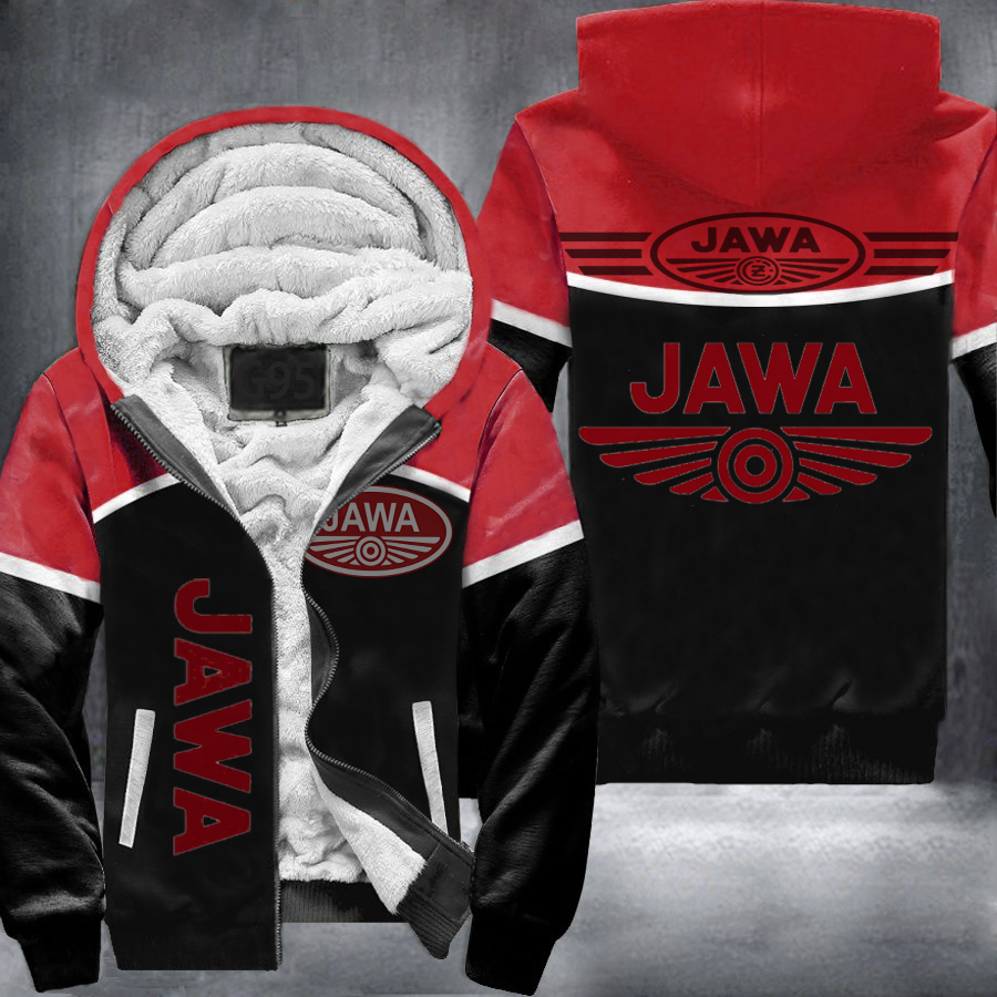 Jawa Red Fleece Jacket 1 Jawa Red Fleece Jacket