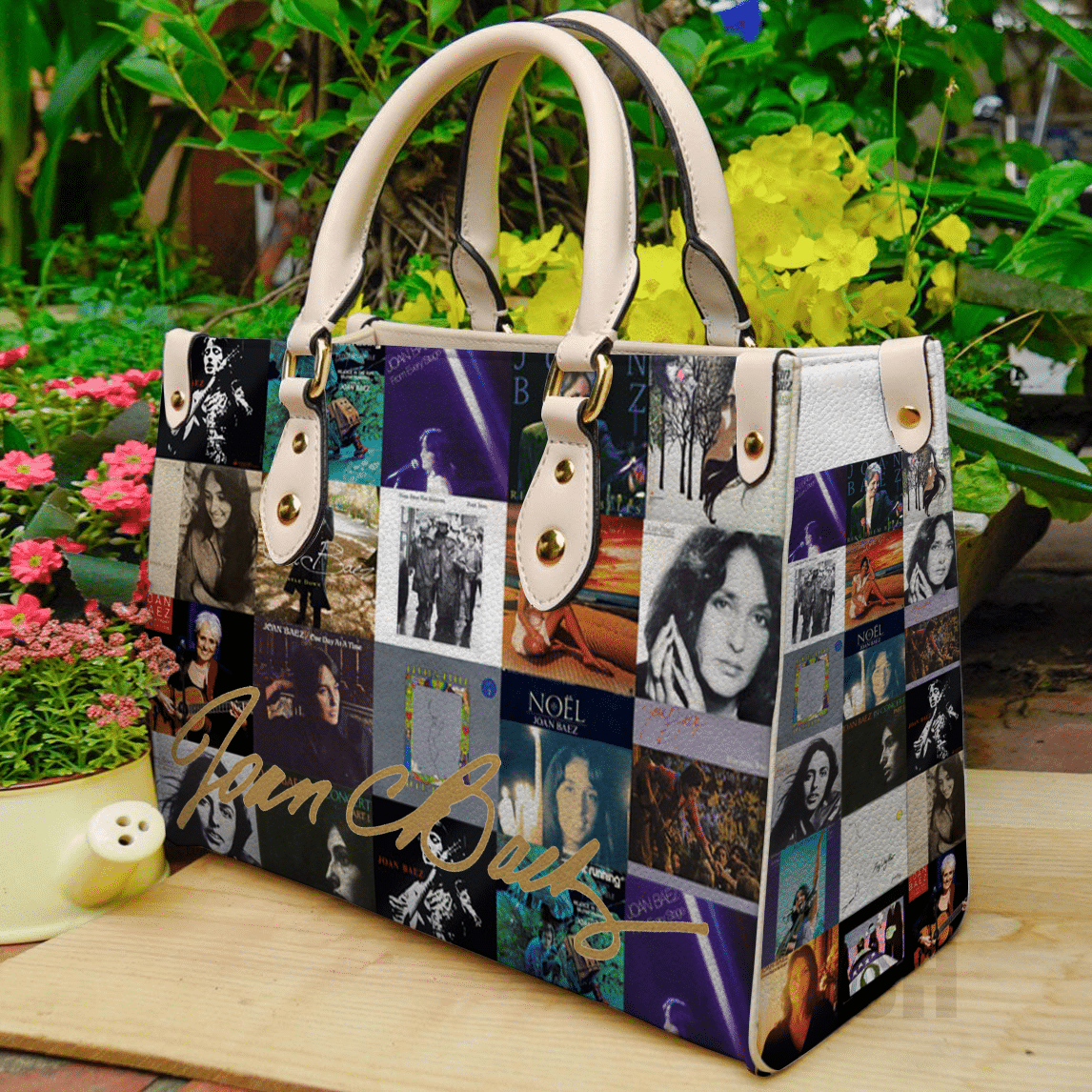 Joan Baez Leather Handbag 1 Joan Baez Leather Handbag