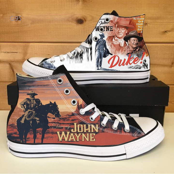 John Wayne Lover High Top Shoes 1 John Wayne Lover High Top Shoes