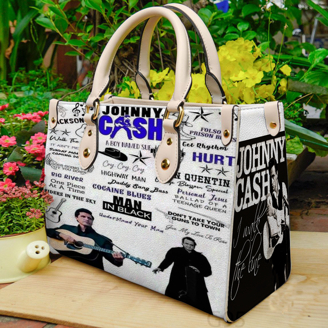 Johnny Cash A2 Leather Handbag 1 Johnny Cash A2 Leather Handbag