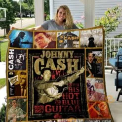 Johnny Cash Lover A1 Blanket