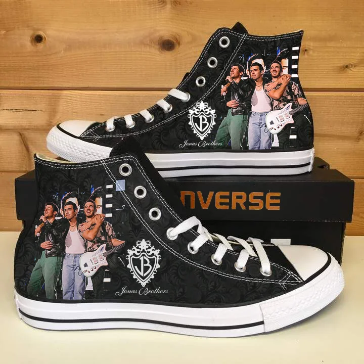 Jonas Brothers High Top Shoes 1 Jonas Brothers High Top Shoes