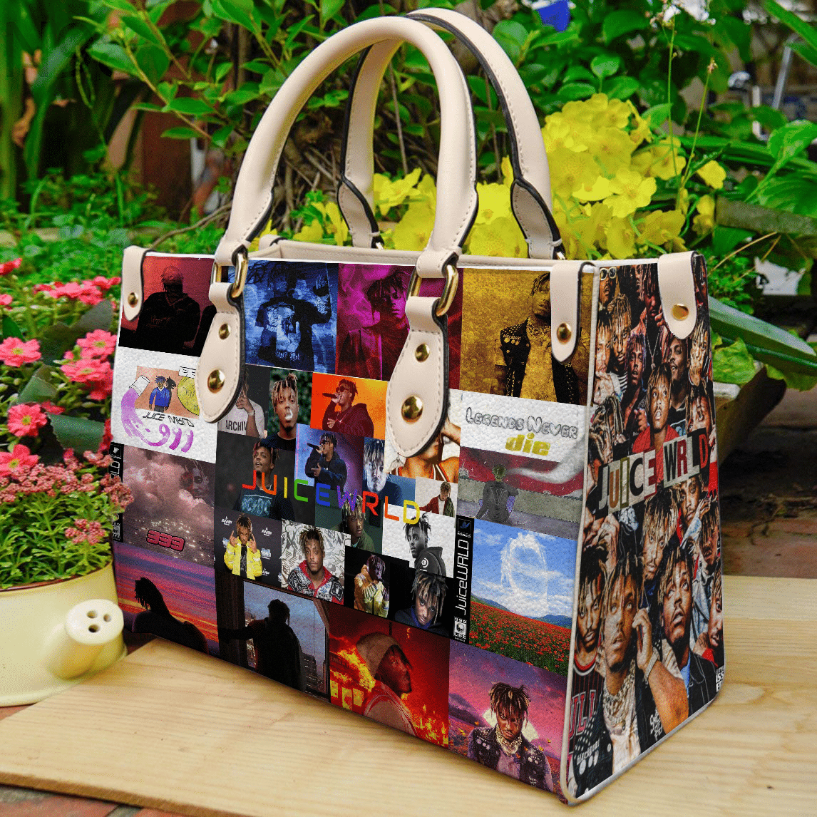 Juice Wrld Leather Handbag 1 Juice Wrld Leather Handbag