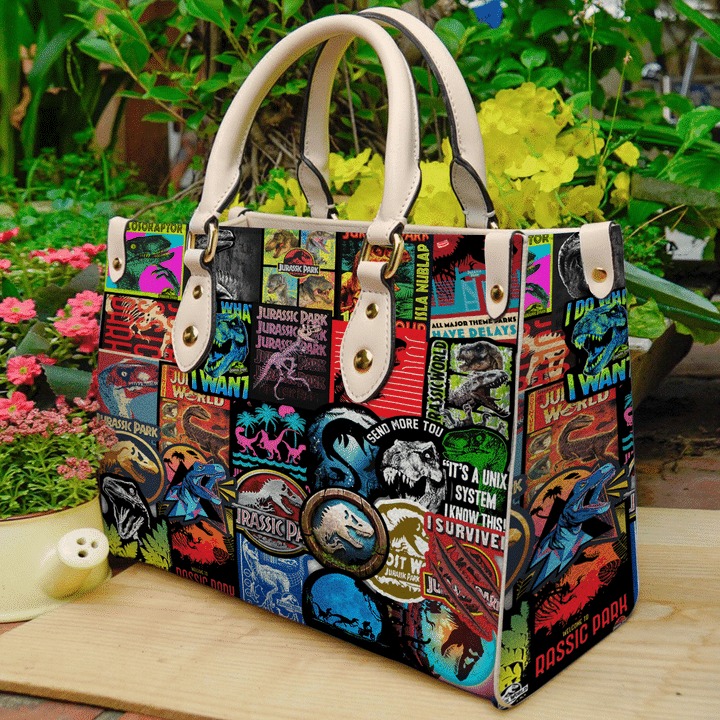 Jurassic Park Leather Handbag 1 Jurassic Park Leather Handbag