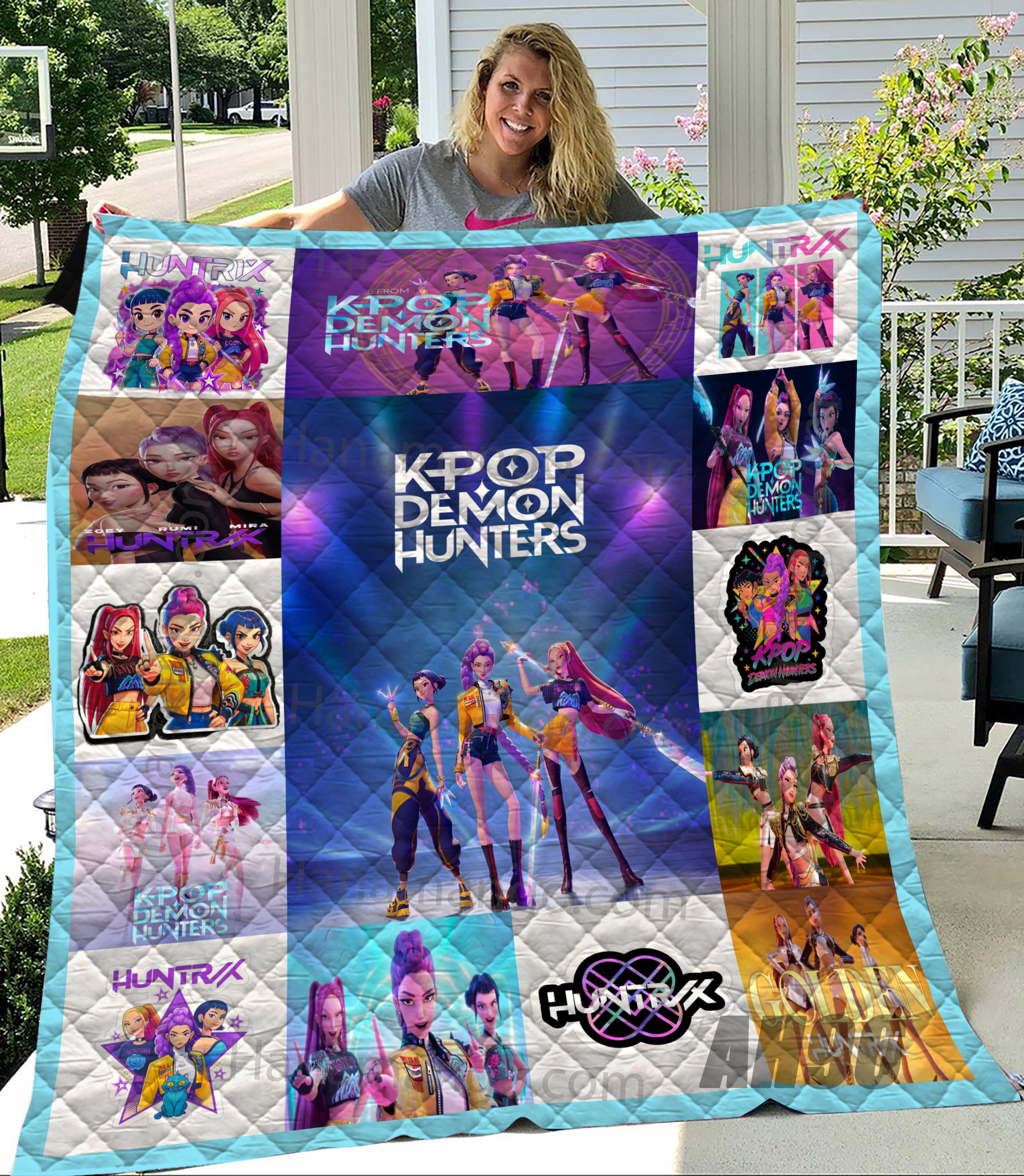 K-pop Demon Hunters Blanket 1 K-pop Demon Hunters Blanket