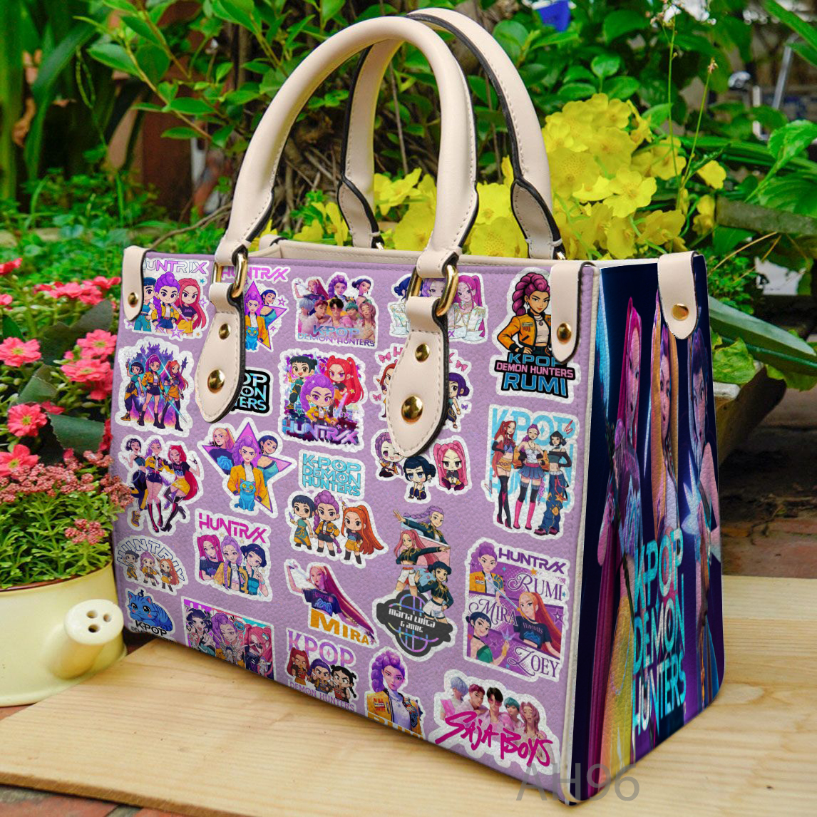 K-pop Demon Hunters Leather Handbag 1 K-pop Demon Hunters Leather Handbag