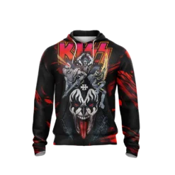 KISS 1 Zip Hoodie