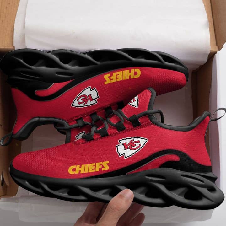 Kansas City Chiefs Black Max Soul Shoes 1 Kansas City Chiefs Black Max Soul Shoes