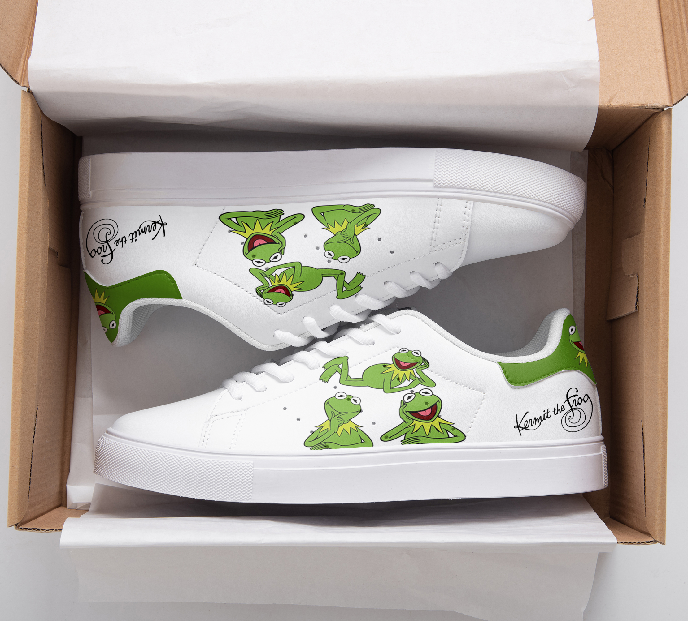 Kermit The Frog Stan Smith Shoes 1 Kermit The Frog Stan Smith Shoes
