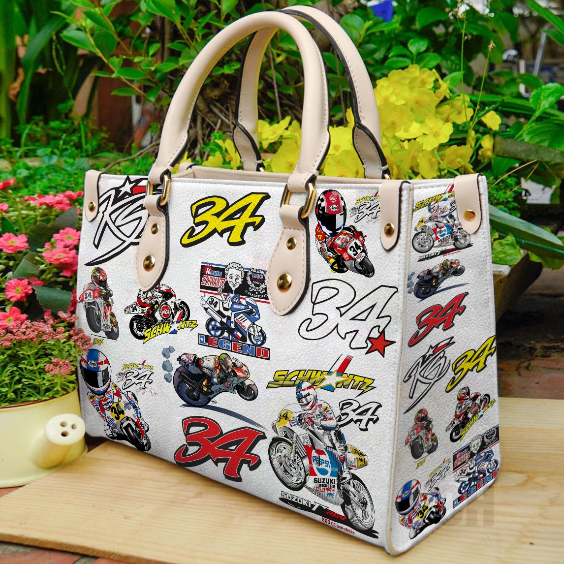 Kevin Schwantz Leather Handbag 1 Kevin Schwantz Leather Handbag