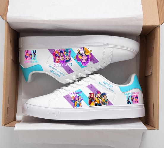 Kpop Demon Hunters Stan Smith Shoes 1 Kpop Demon Hunters Stan Smith Shoes