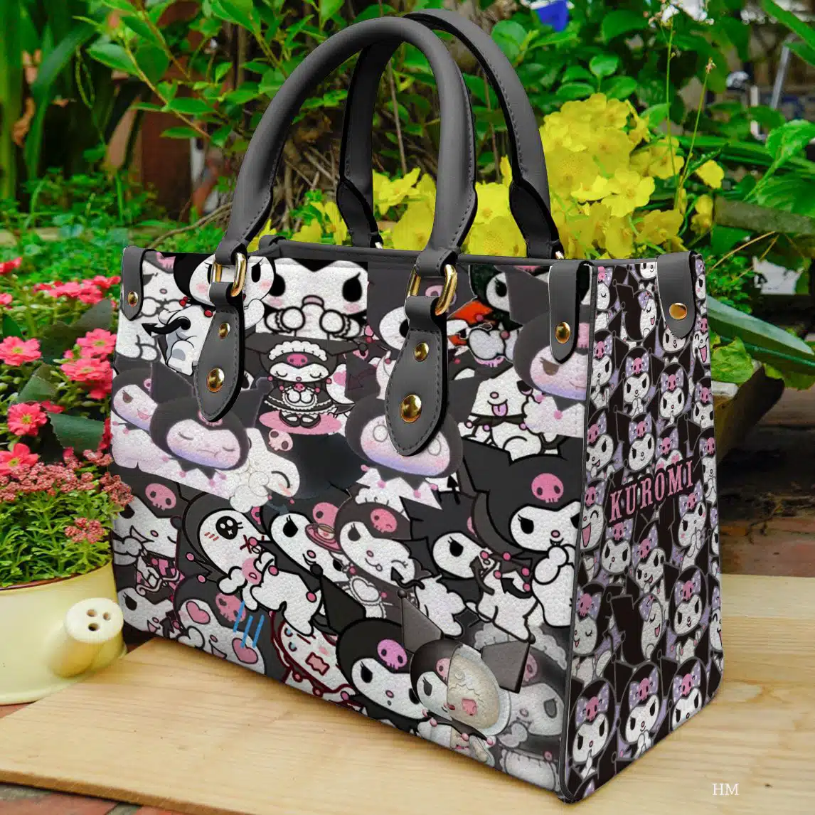 Kuromi Leather Handbag 02 1 Kuromi Leather Handbag 02