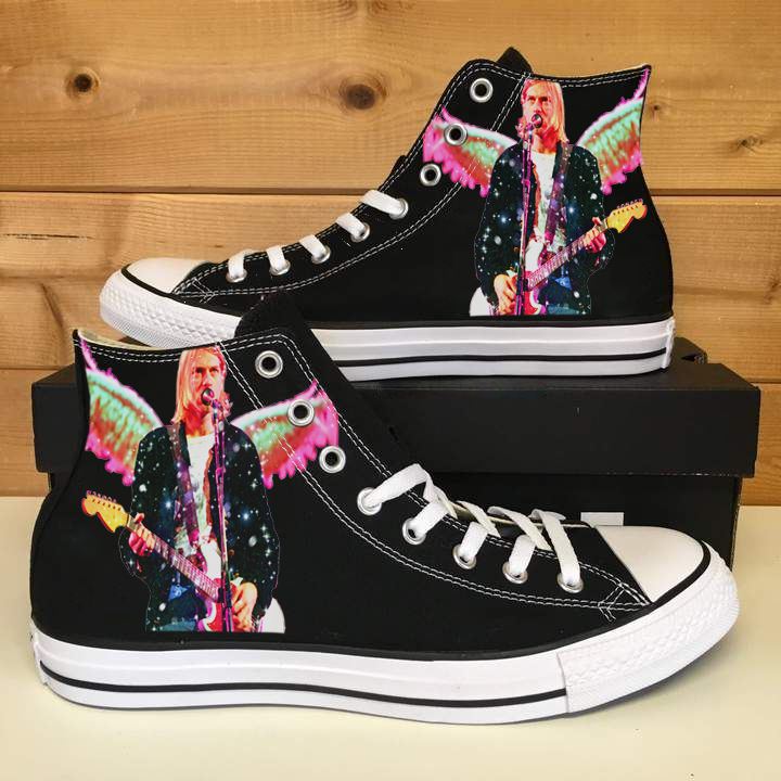 Kurt Cobain High Top Shoes 1 Kurt Cobain High Top Shoes